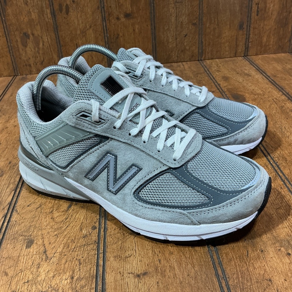 New Balance 990v5 USA Women's 8.5 2E Castlerock Gray Suede Running Shoes W990GL5
